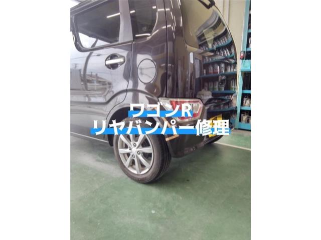 スズキ ワゴンR リアバンパー キズ・へこみ直し 豊橋市 板金塗装