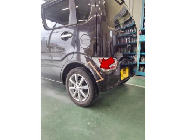 スズキ ワゴンR リアバンパー キズ・へこみ直し 豊橋市 板金塗装