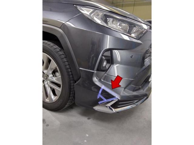 トヨタ　ＲＡＶ４　バンパースポイラー　キズ・へこみ直し　豊橋市　板金塗装