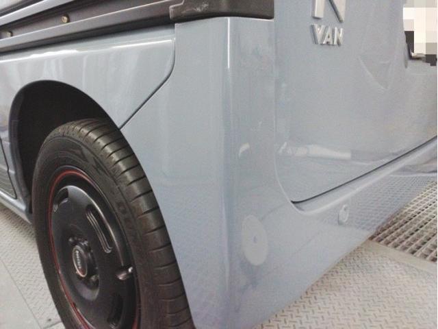ホンダ　Ｎ－ＶＡＮ　リアバンパー　キズ・へこみ直し　豊橋市　板金塗装