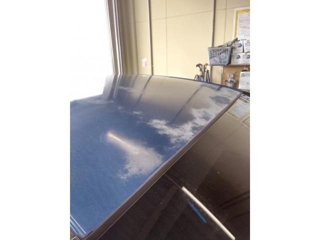 ホンダ　フィット　ルーフ（屋根）クリア剥がれ　塗装劣化　キズ・へこみ直し　豊橋市　板金塗装