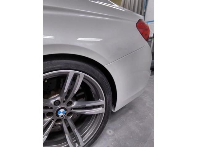 ＢＭＷ　４シリーズ　輸入車のリヤバンパー　キズ・へこみ直し　豊橋市輸入車修理