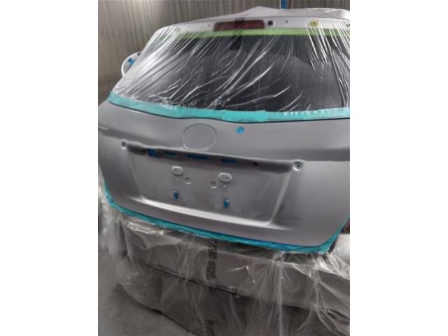 トヨタ　ヴィッツ　バンパーとルーフ他鳥栖劣化　キズ・へこみ直し　豊橋市カーコン工法でお安く修理！