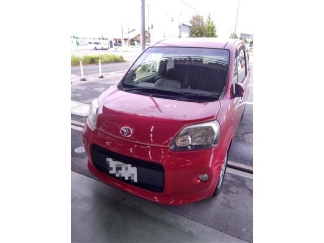 トヨタ　ポルテ　ボンネット　クリア剥がれ　経年劣化キズ・へこみ直し　豊橋市塗装修理