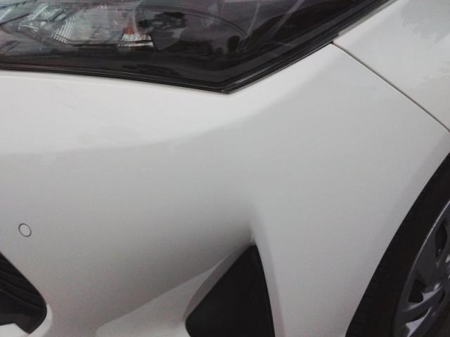 トヨタ　カローラアクシオ　バンパーキズ・へこみ直し　豊橋市カーコン工法