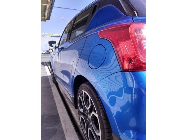 スズキ　スイフトスポーツ　バンパーとその横（クォーター）キズ・へこみ直し　豊橋市