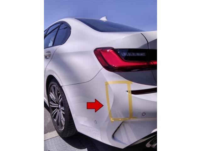 ＢＭＷ　３シリーズ　輸入車のバンパー　キズ・へこみ直し　浜松市　板金塗装　カーコンビニ倶楽部