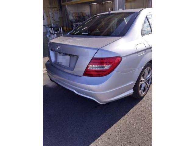 メルセデス・ベンツ Cクラス 輸入車 バンパーキズ・へこみ直し 浜松市 板金塗装