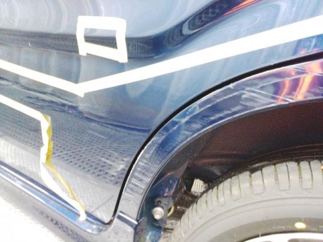 スズキ ワゴンR リヤドア・クォーター キズ・へこみ直し サイドステップカバー交換 浜松市