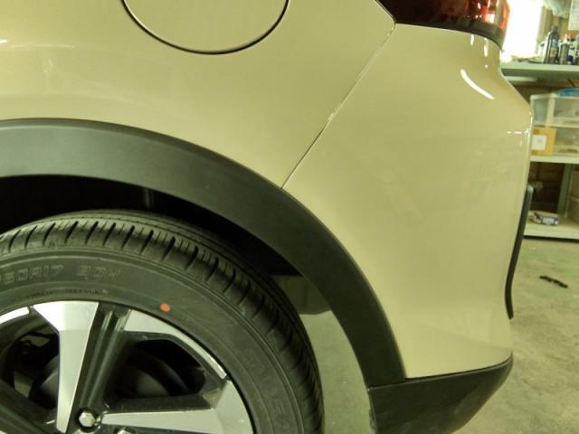 ダイハツ ロッキー リアバンパー キズ・へこみ直し 浜松市板金塗装