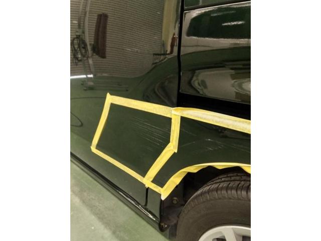 ホンダ N-BOX スライドドアと給油口下 キズ・へこみ直し 浜松市板金塗装