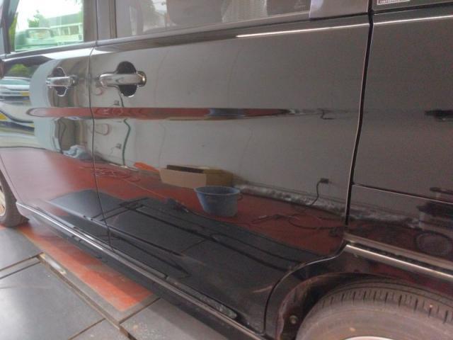 スズキ　ソリオ　スライドドア　線キズ・へこみ直し　浜松市カーコンビニ倶楽部