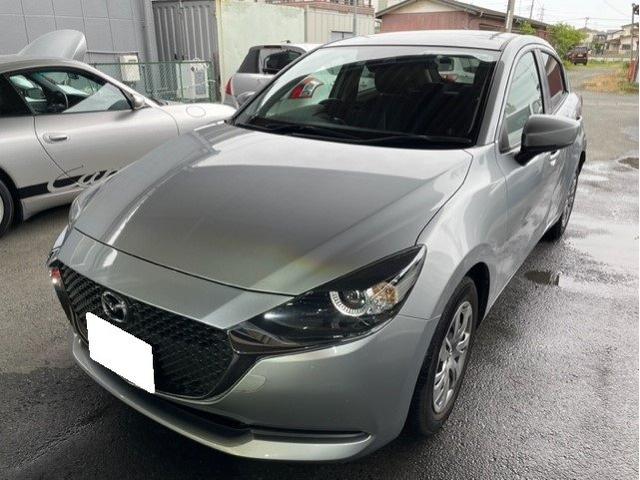 マツダ MAZDA2 リアドアへこみ大 ドア交換 サイドシル(ドアの下)キズ・へこみ直し 川崎市 カーコンビニ倶楽部