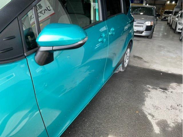 トヨタ シエンタ ドアミラー損傷交換 フロントドアキズ・へこみ直し 川崎市 板金塗装