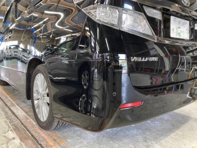 トヨタ ヴェルファイア リアバンパー キズ・へこみ直し 那須塩原市 板金塗装