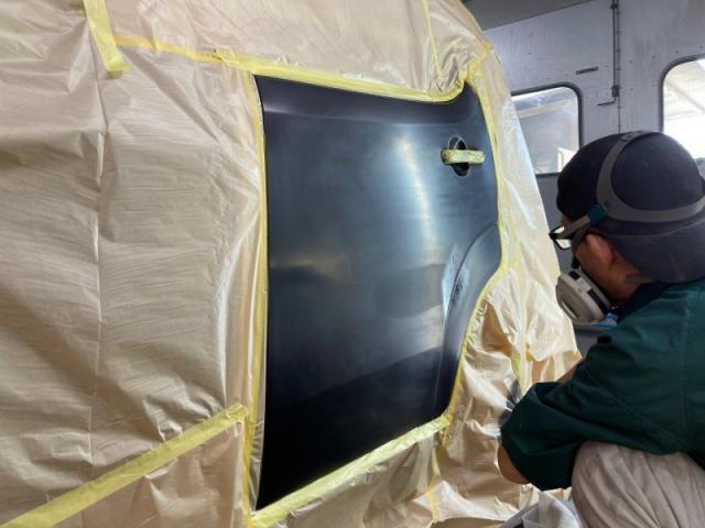 スズキ MRワゴン 後ろのドア キズ・へこみ直し 那須塩原市板金塗装のお店 カーコンビニ倶楽部