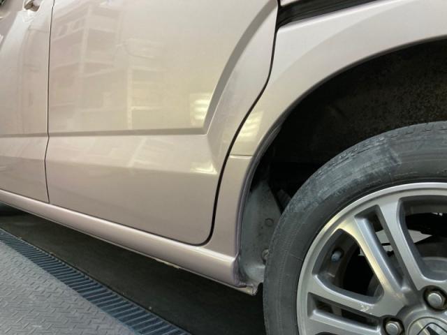 ホンダ N-BOX スライドドアとその下サイドシル キズ・へこみ直し 那須塩原市 板金塗装