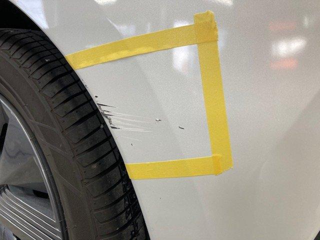 日産 ノート リアバンパー キズ・へこみ直し 那須塩原市板金塗装 カーコンビニ倶楽部