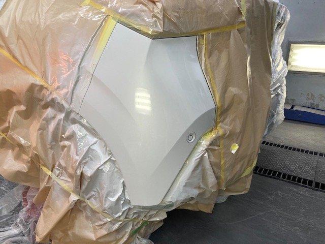 日産 ノート リアバンパー キズ・へこみ直し 那須塩原市板金塗装 カーコンビニ倶楽部