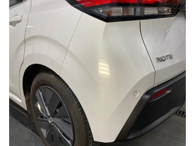 日産 ノート リアバンパー キズ・へこみ直し 那須塩原市板金塗装 カーコンビニ倶楽部