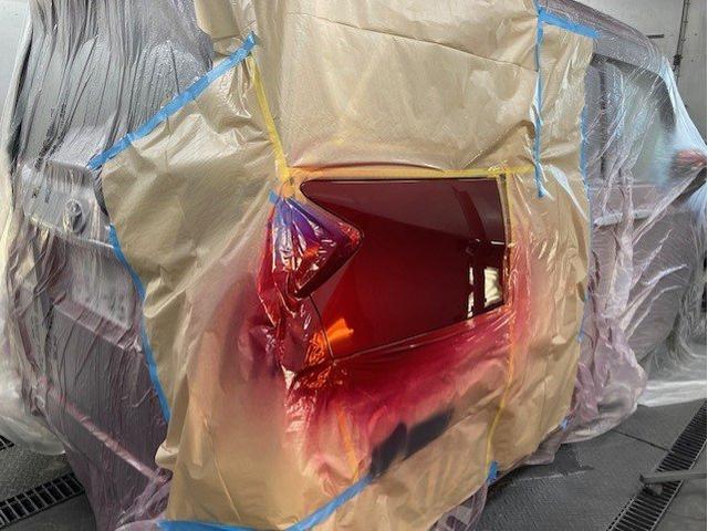 トヨタ ルーミー クォーター(リヤタイヤ上)キズ・へこみ直し 那須塩原市板金塗装