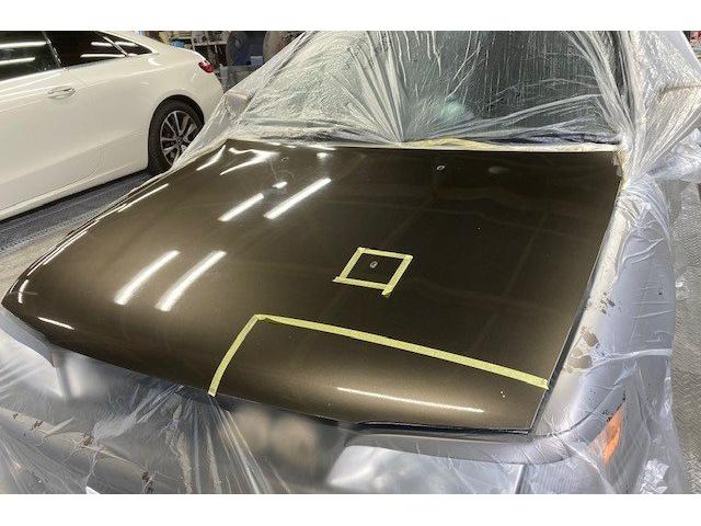 トヨタ カローラツーリングワゴン ボンネット クリア塗装はがれキズ・へこみ直し 那須塩原市 塗装