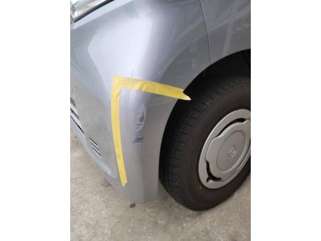 ホンダ N-VAN バンパー キズ・へこみ直し 那須塩原市 板金塗装