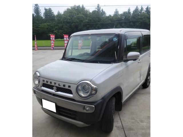 スズキ ハスラー 左側前後ドア キズ・へこみ直し 那須塩原市 板金塗装