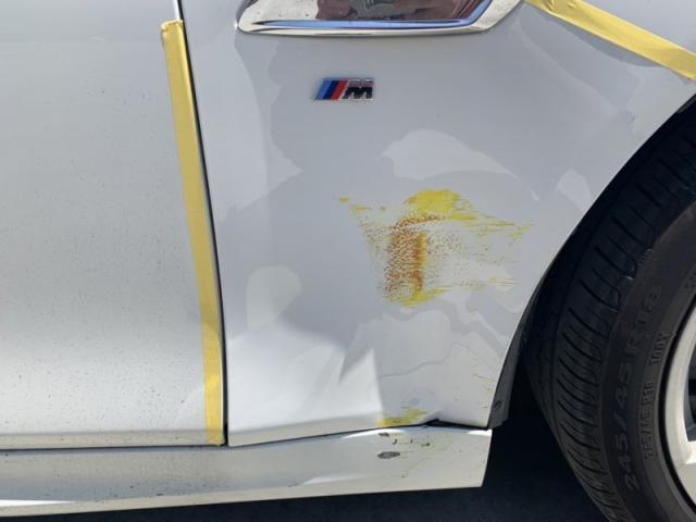 BMW 5シリーズ 輸入車のフェンダー キズ・へこみ直し 那須塩原市 板金塗装