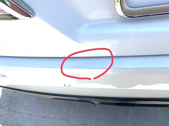 トヨタ クラウン リアバンパー キズ・へこみ直し 那須塩原市 板金塗装