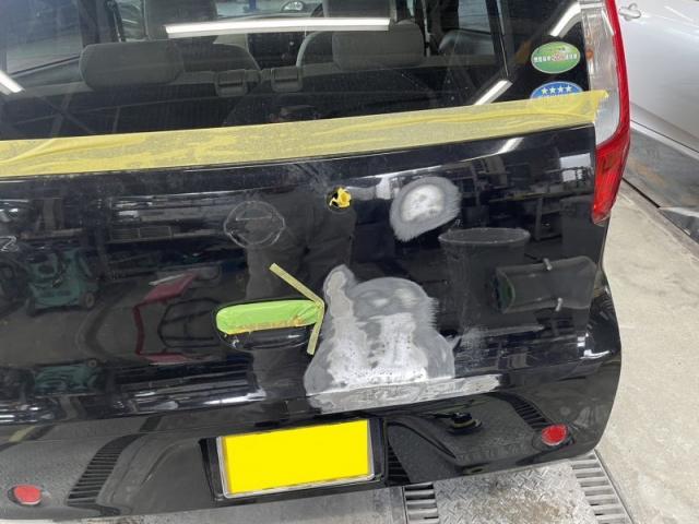 日産 デイズ トランクキズ・へこみ直し 那須塩原市 板金塗装