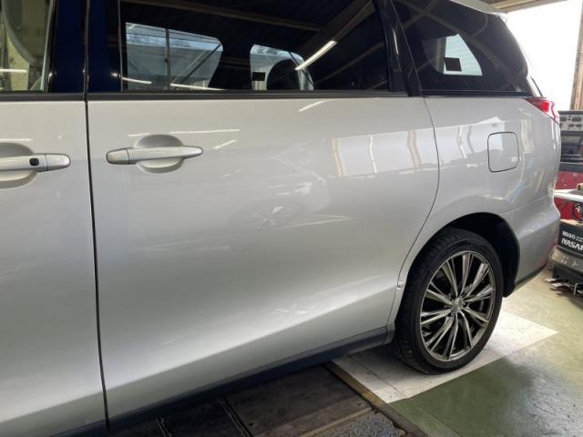 トヨタ エスティマ スライドドア キズ・へこみ直し 那須塩原市 板金塗装