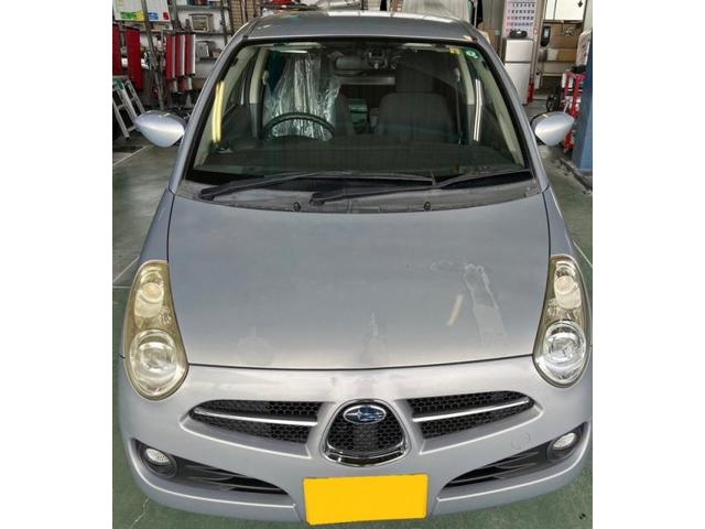 スバル R2 ボンネット クリア剥がれ 塗装劣化 キズ・へこみ直し 埼玉県三郷市 板金塗装