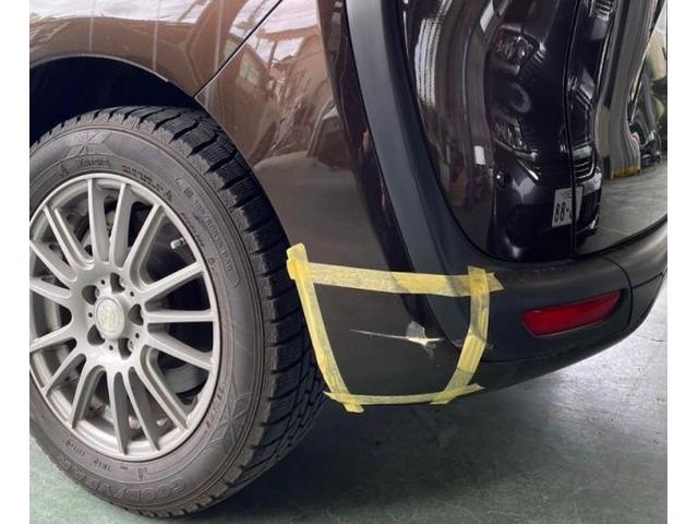 トヨタ　シエンタ　リヤバンパー　キズ・へこみ直し　埼玉県和光市　板金塗装