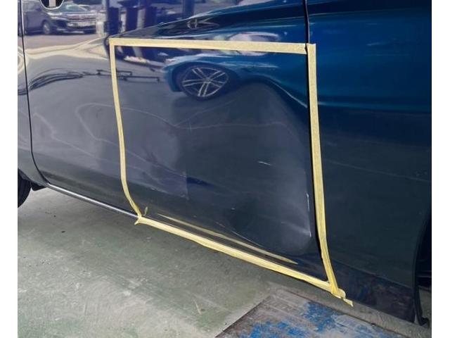 日産　キャラバン　スライドドア　大きなキズ・へこみ直し　埼玉県和光市　カーコンビニ倶楽部