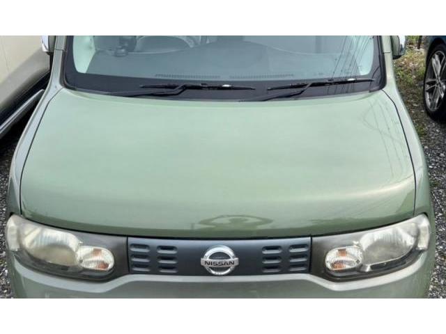 日産　キューブ　ボンネット塗装劣化　クリア剥がれ　キズ・へこみ直し　経年劣化による塗装　和光市