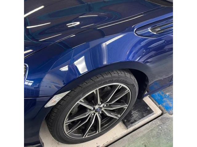 スバル　ＢＲＺ　前タイヤ上と後ろタイヤ上　キズ・へこみ直し　埼玉県和光市　板金塗装カーコンビニ倶楽部