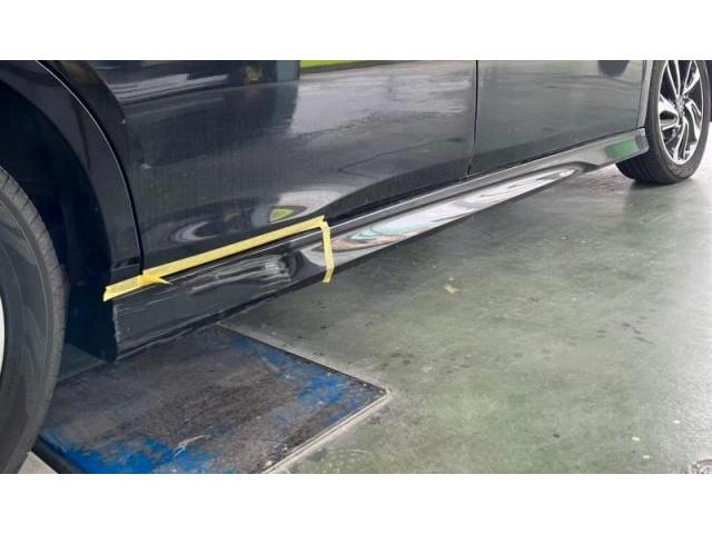 ホンダ　ステップワゴン　後ろタイヤ上と　横のサイドステップカバー　キズ・へこみ直し　埼玉県和光市