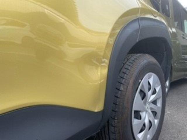 トヨタ　ヤリスクロス　後ろのドア　キズ・へこみ直し　伊勢原市　車修理