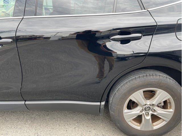 トヨタ ハリアー リアドアパネル損傷大 ドア交換・クォーター(リヤタイヤ横)キズ・へこみ直し 相模原市