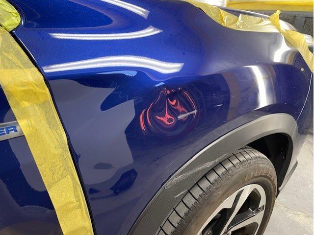 スバル フォレスター フェンダー(ライト横)へこみ大 板金塗装 相模原市