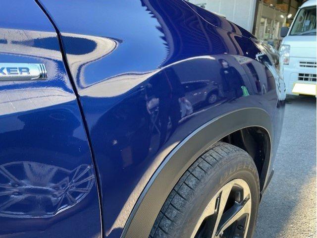 スバル フォレスター フェンダー(ライト横)へこみ大 板金塗装 相模原市