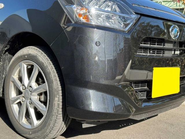 ダイハツ　ミライース　フロントバンパー　キズ・へこみ直し　金沢市板金塗装