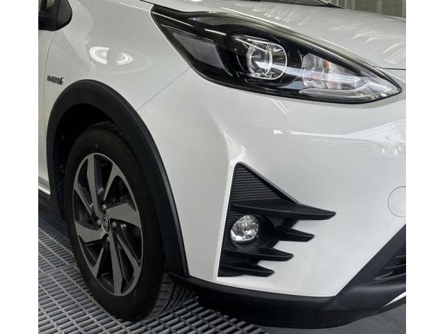 トヨタ　アクア　フロントバンパー　キズ・へこみ直し　金沢市　カーコンビニ倶楽部