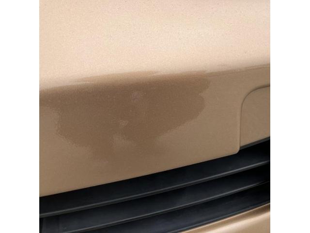 日産　ティーダ　フロントバンパー　キズ・へこみ直し　金沢市バンパー修理