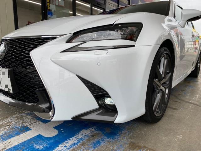 レクサス　ＧＳ　フロントバンパー　キズ・へこみ直し　金沢市　カーコンビニ倶楽部