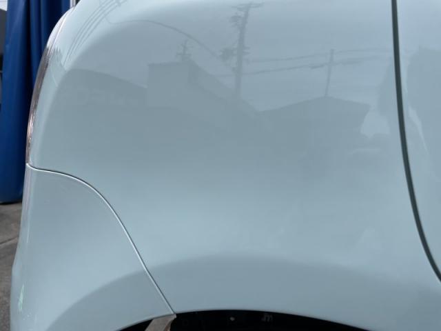 スズキ　アルトラパン　リヤドア・クォーター（タイヤ上）キズ・へこみ直し