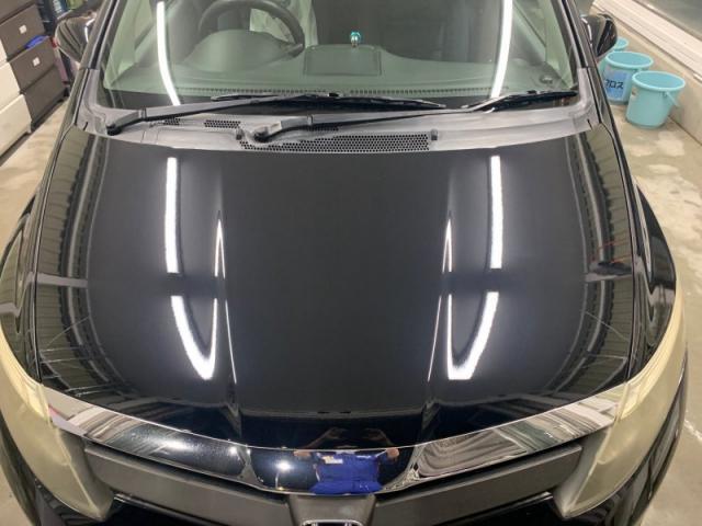 ホンダ エアウェイブ ルーフ(屋根)白ボケ クリア劣化 塗装劣化キズ・へこみ直し 浜松市 カーコンビニ倶楽部