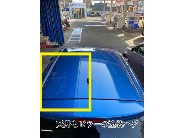 トヨタ ヴィッツ 天井部分 クリア塗装はがれ 再塗装修理キズ・へこみ直し 浜松市 カーコンビニ倶楽部