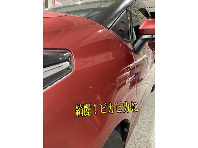 トヨタ シエンタ 前タイヤ上(フェンダー)キズ・へこみ直し 浜松市 カーコンビニ倶楽部